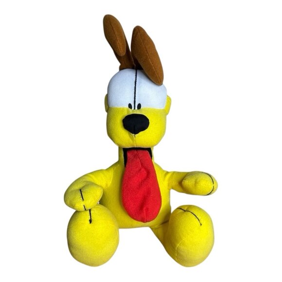 toy factory Other - Garfield ODIE Toy Factory stuffed plush yellow puppy dog tongue 11"